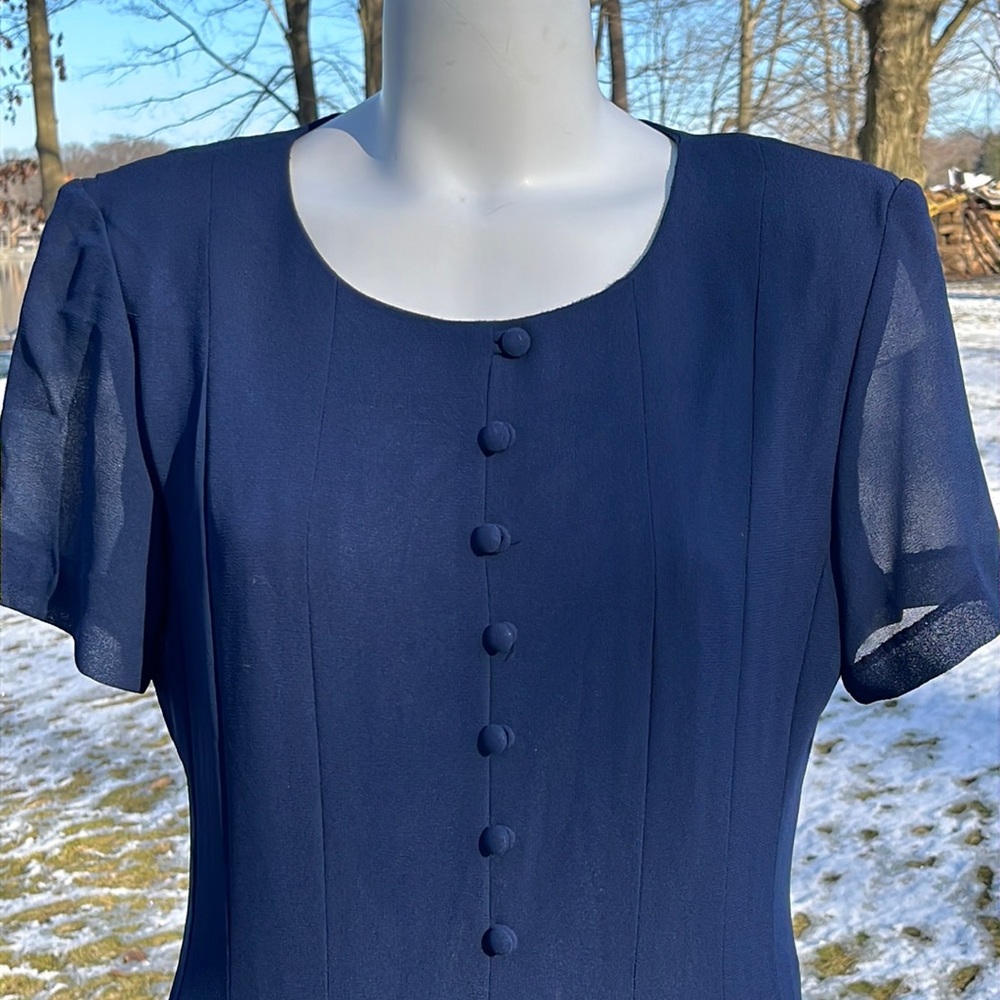 Fabulous VTG Ultra Dress NY long & pleated M-L